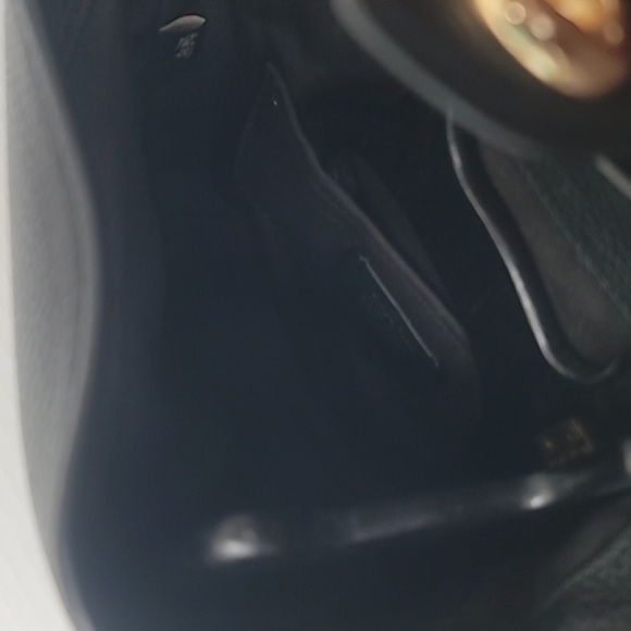 Coach Addie Bag Classic Pebbled Black Leather Turnlock Shoulder Crossbody C2814 - Picture 7 of 12